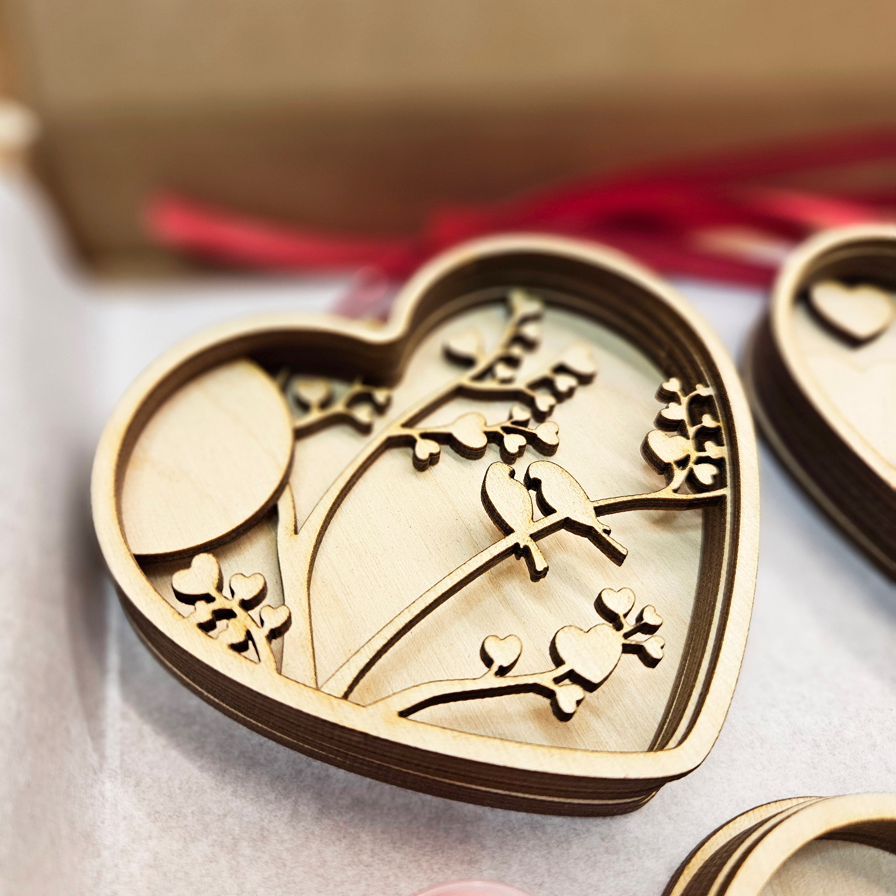 VALENTINSTAG 3D-HERZEN-SET