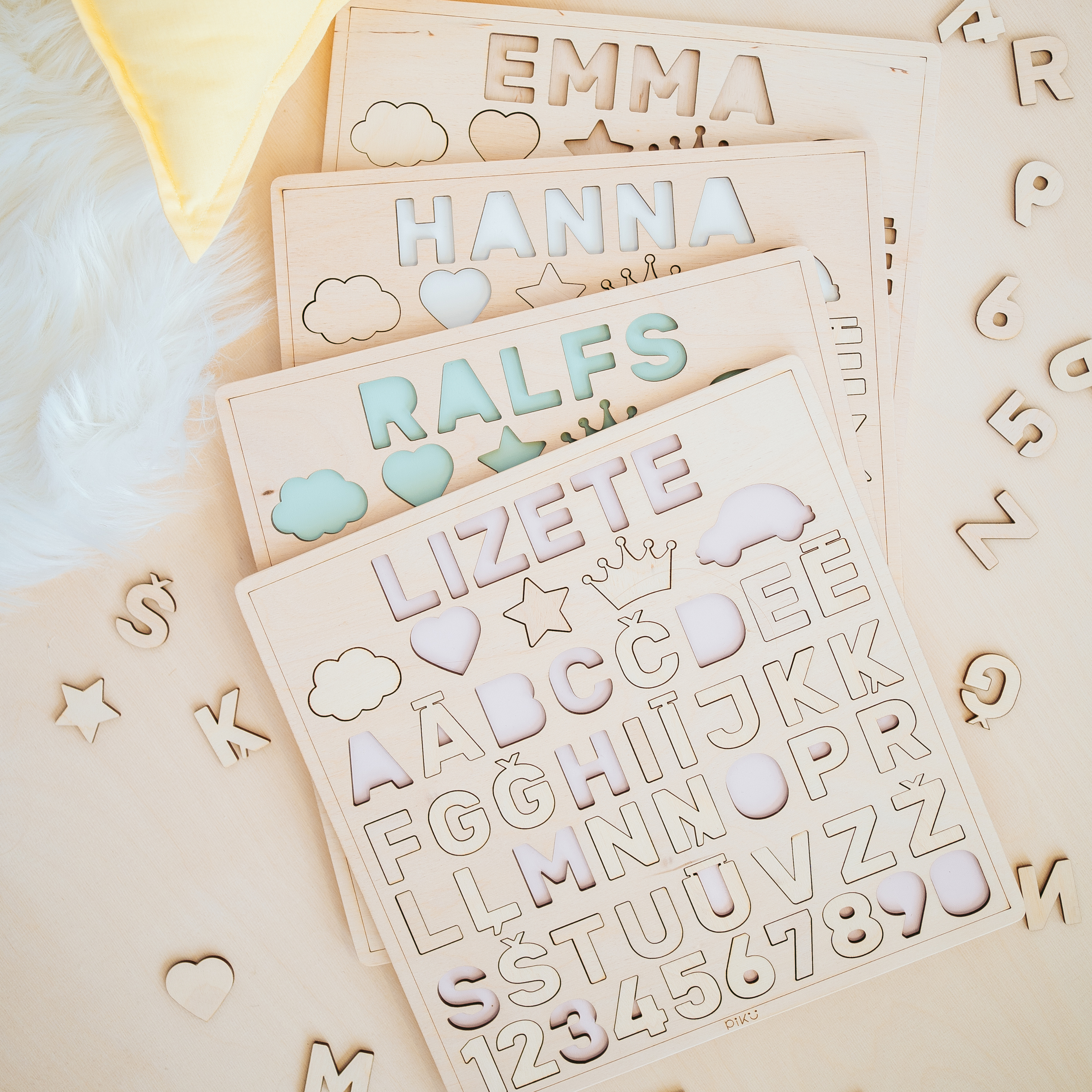 WOODEN ALPHABET PUZZLE