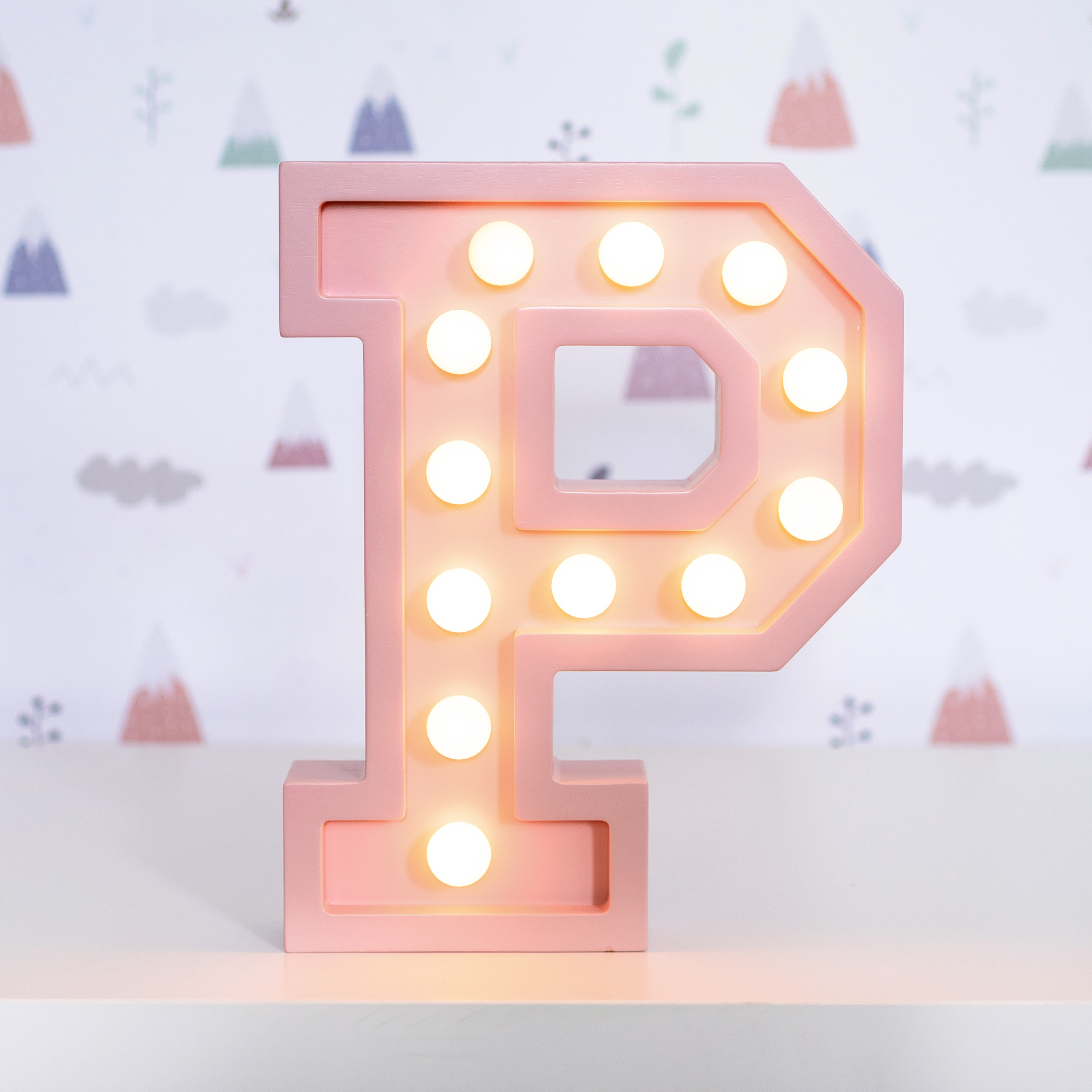 MARQUEE LETTERS - DUSTY PINK