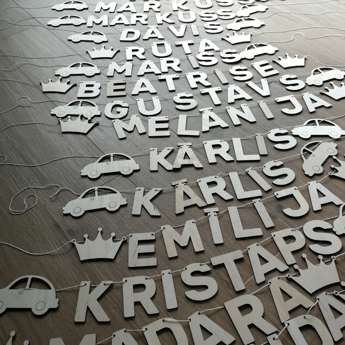 STRING OF LETTERS
