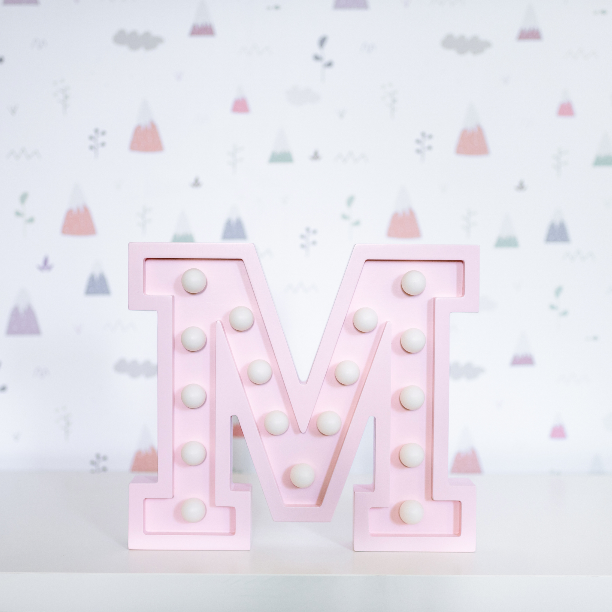 MARQUEE LETTERS  - LIGHT PINK