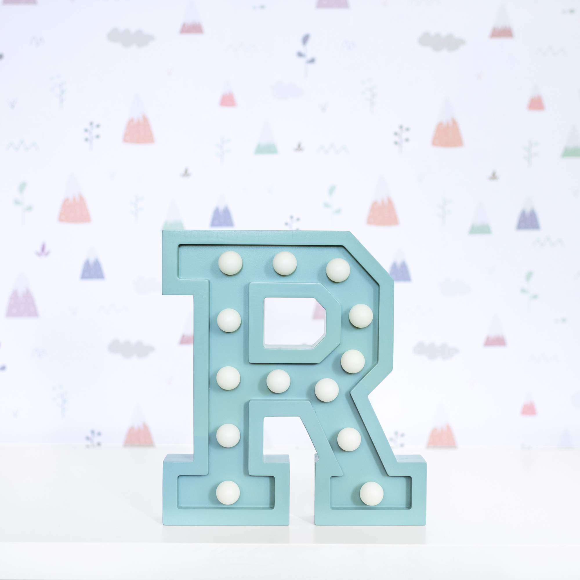 MARQUEE LETTERS  - DUSTY MINT