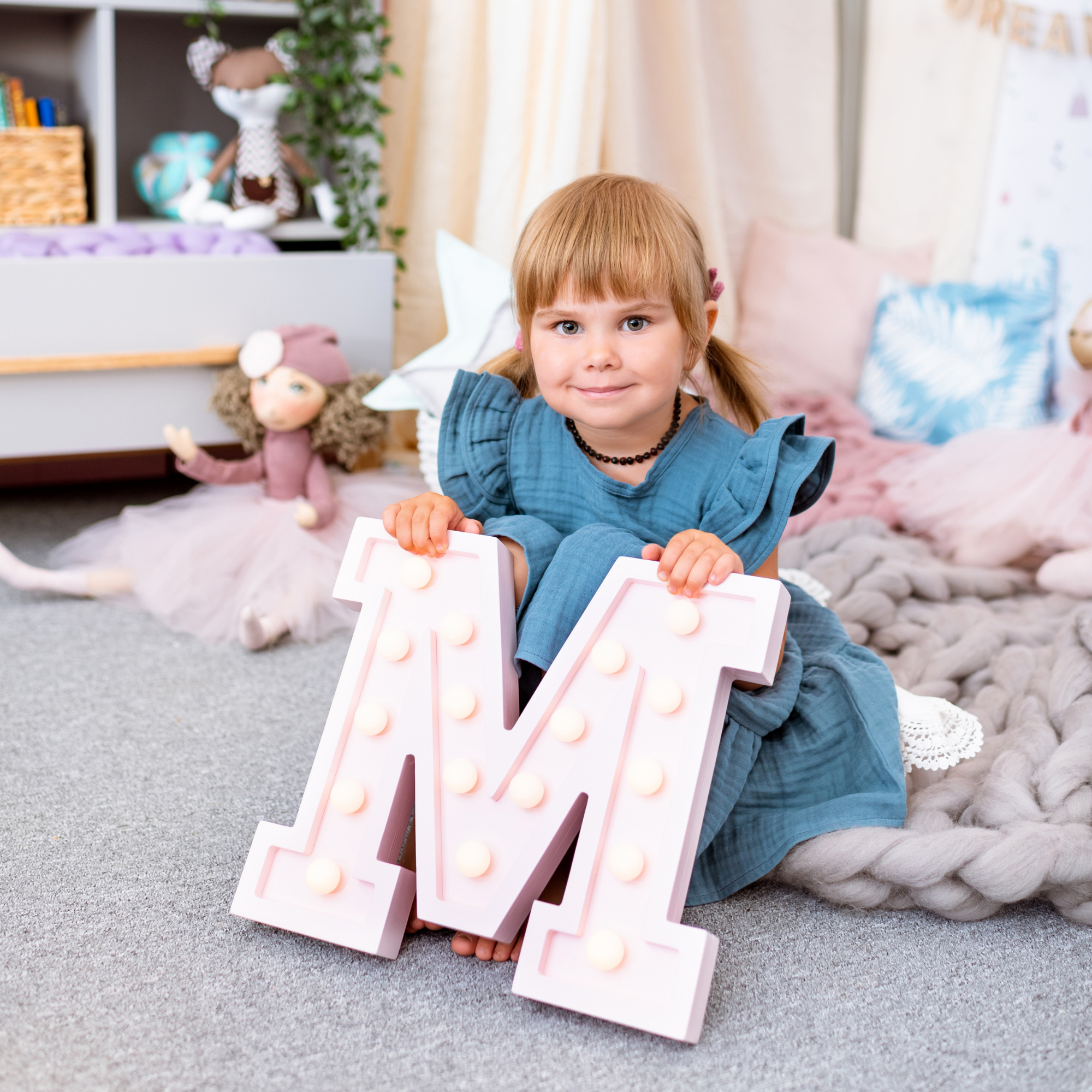 MARQUEE LETTERS  - LIGHT PINK