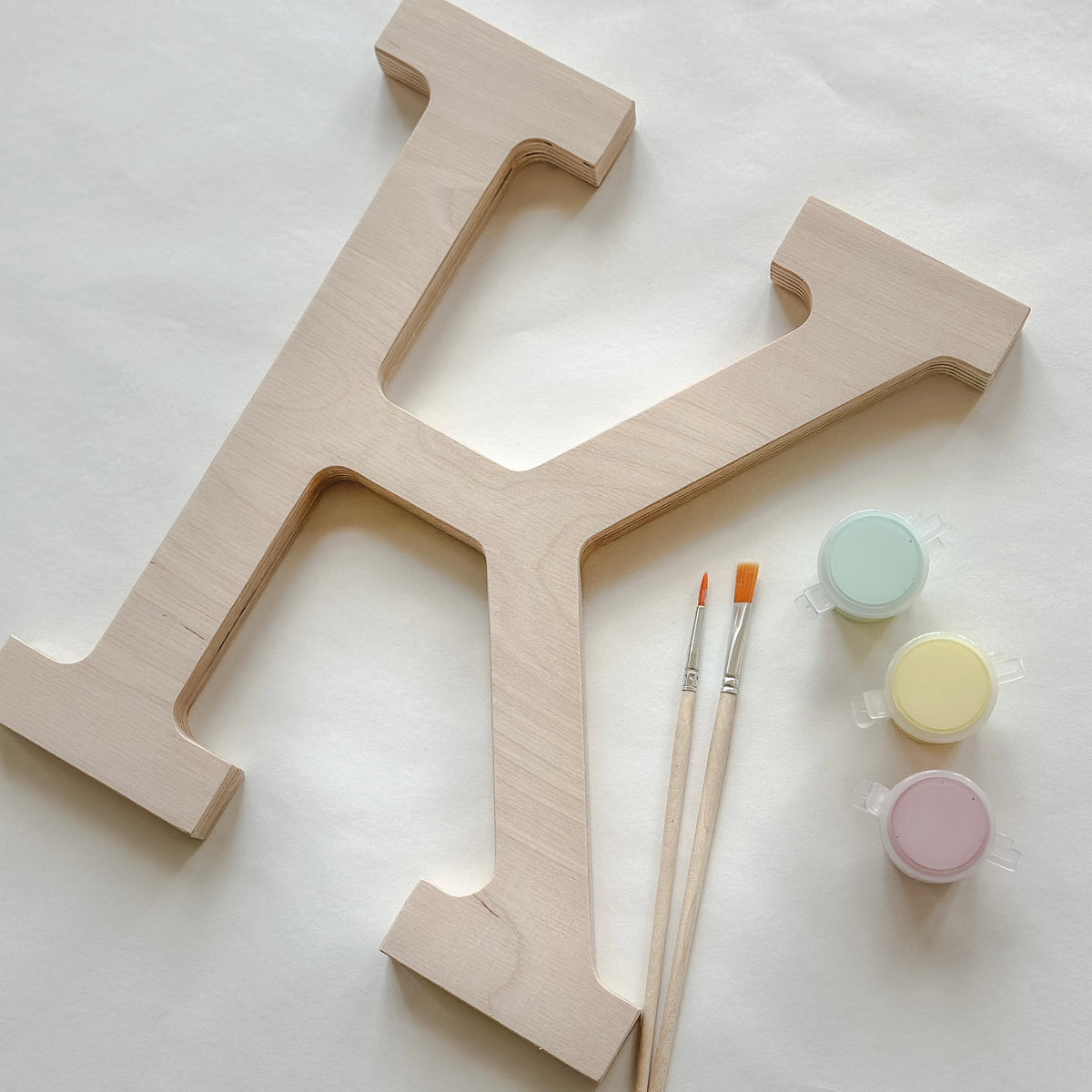 Letter Ruler Paint DIY LETTER PAINT SET