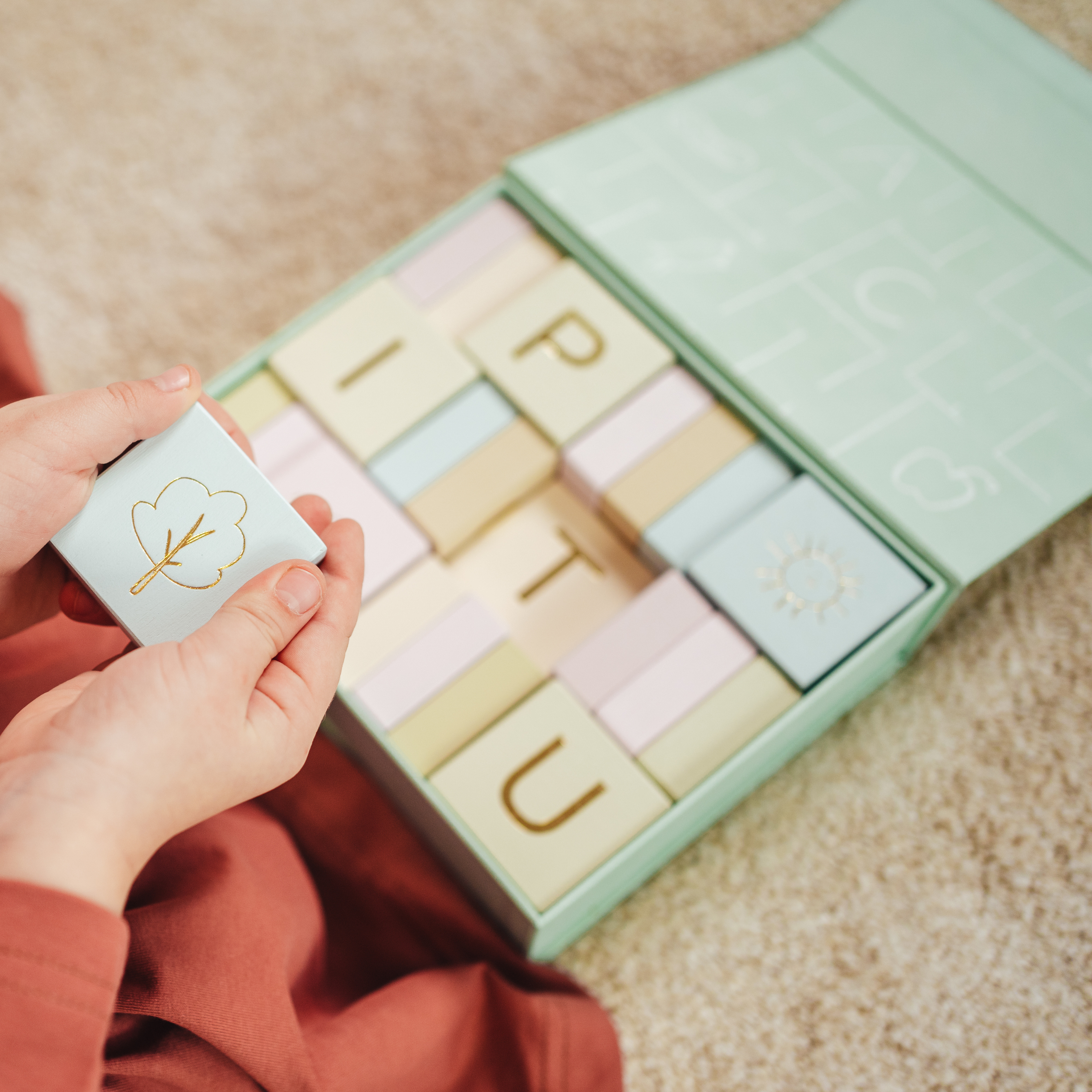 WOODEN ABC BLOCK SET