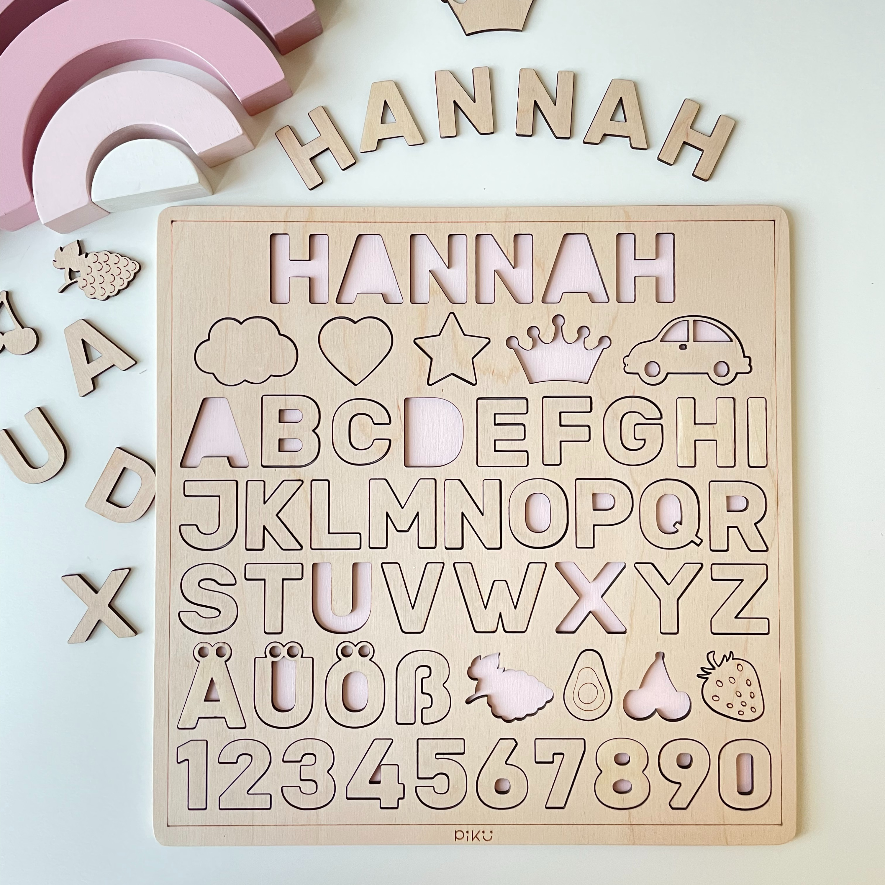 WOODEN ALPHABET PUZZLE