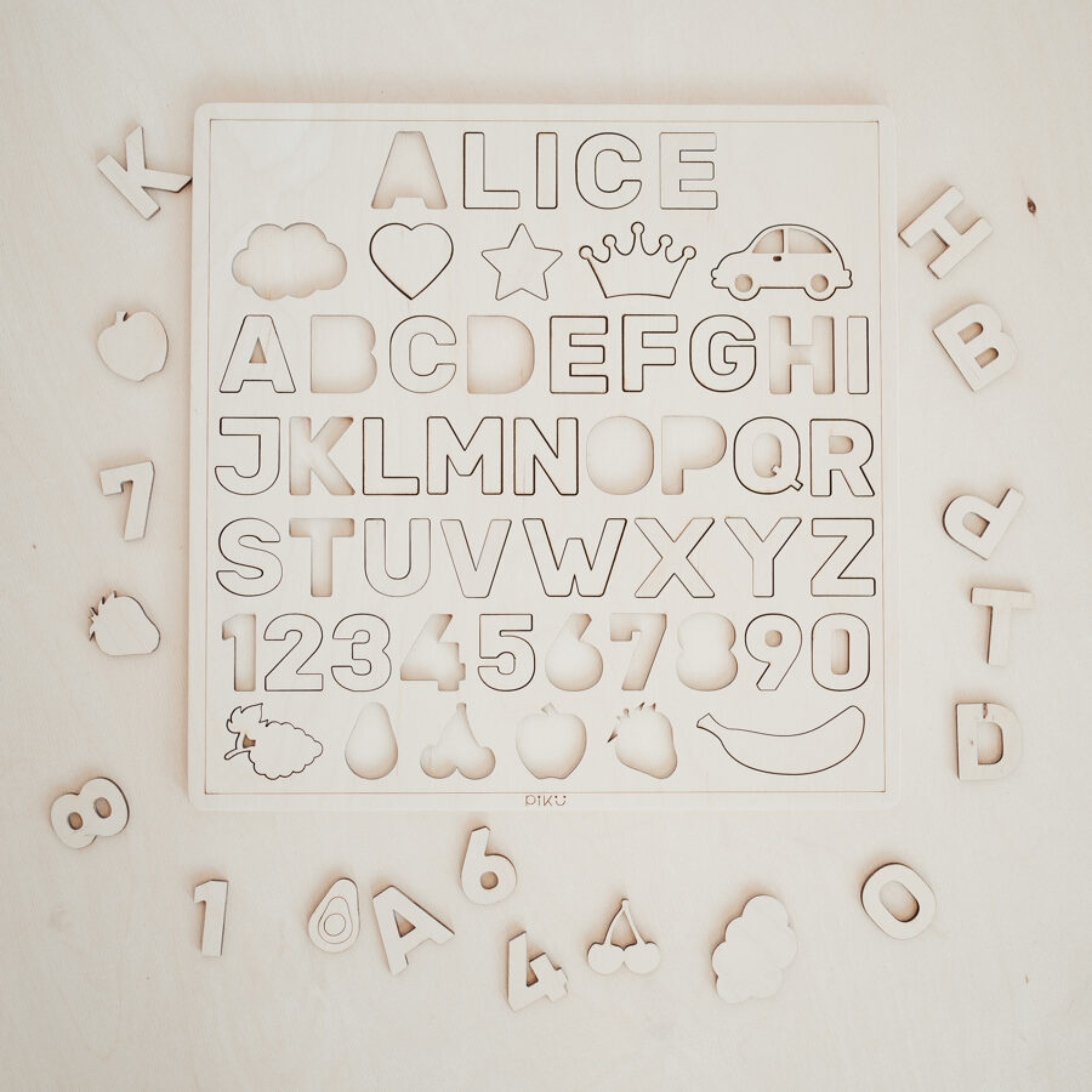 WOODEN ALPHABET PUZZLE