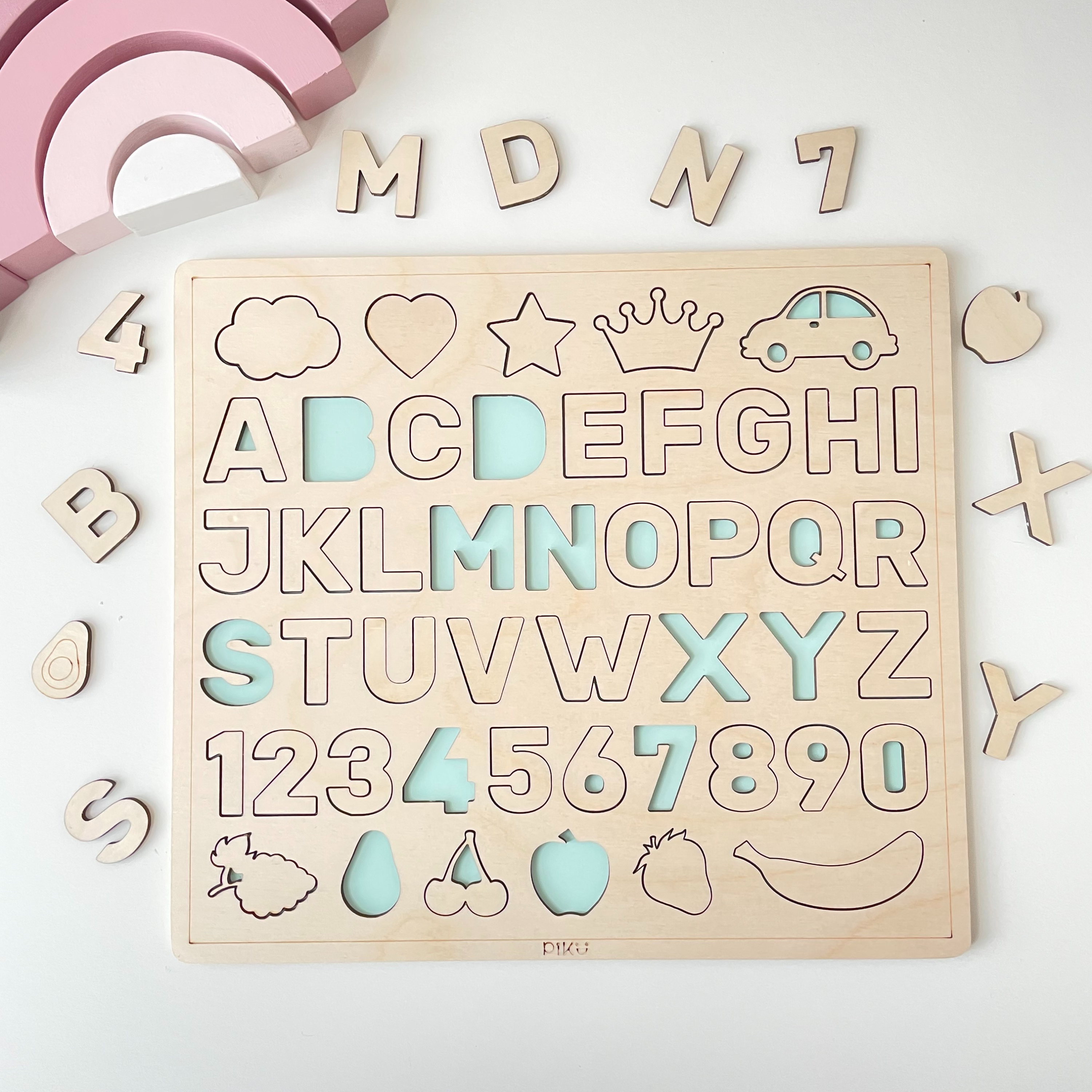 WOODEN ALPHABET PUZZLE