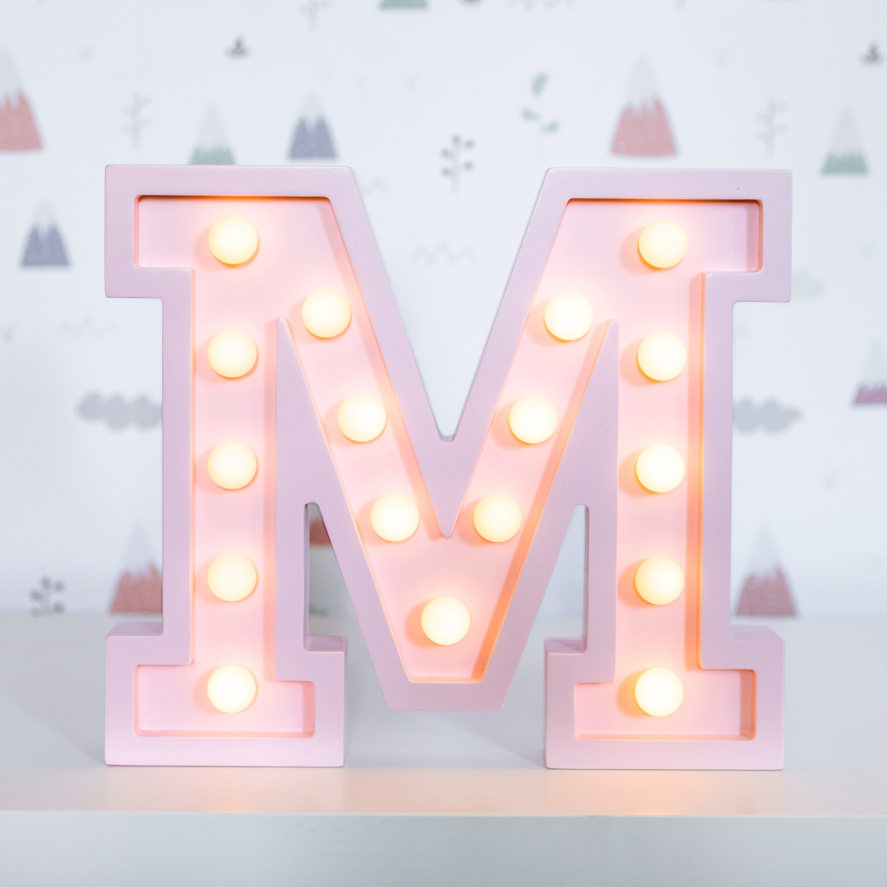 MARQUEE LETTERS  - LIGHT PINK