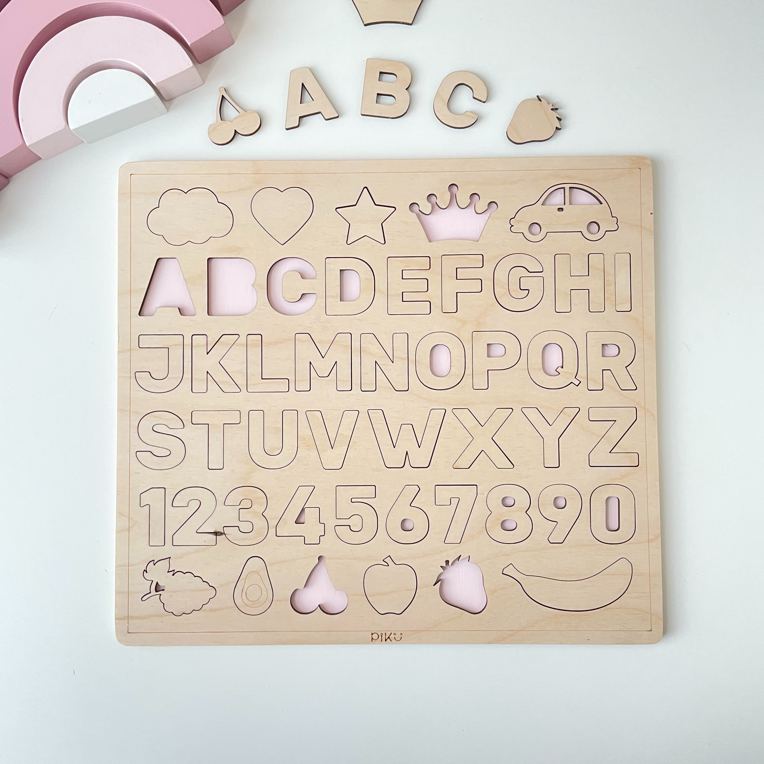 WOODEN ALPHABET PUZZLE