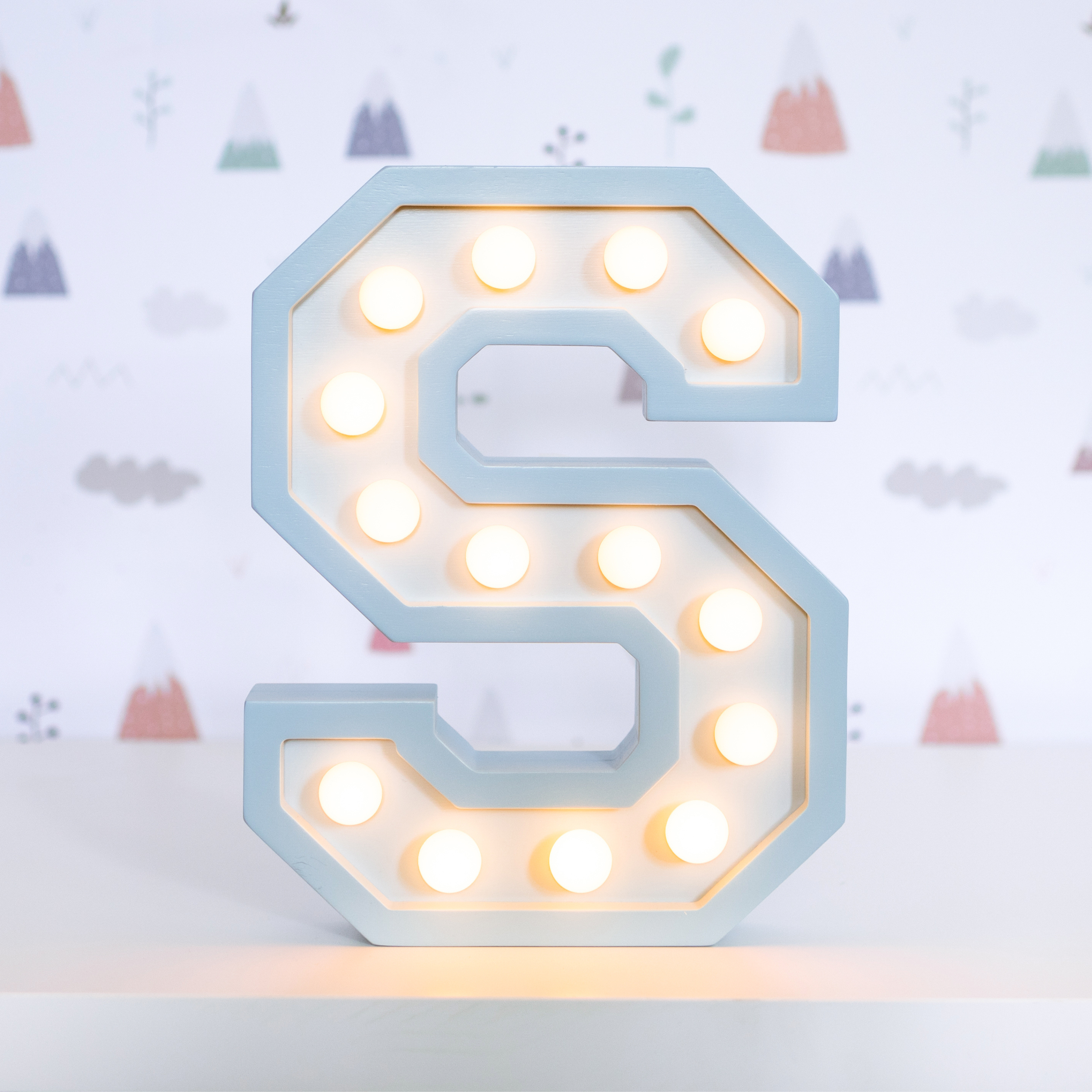 MARQUEE LETTERS  - LIGHT BLUE