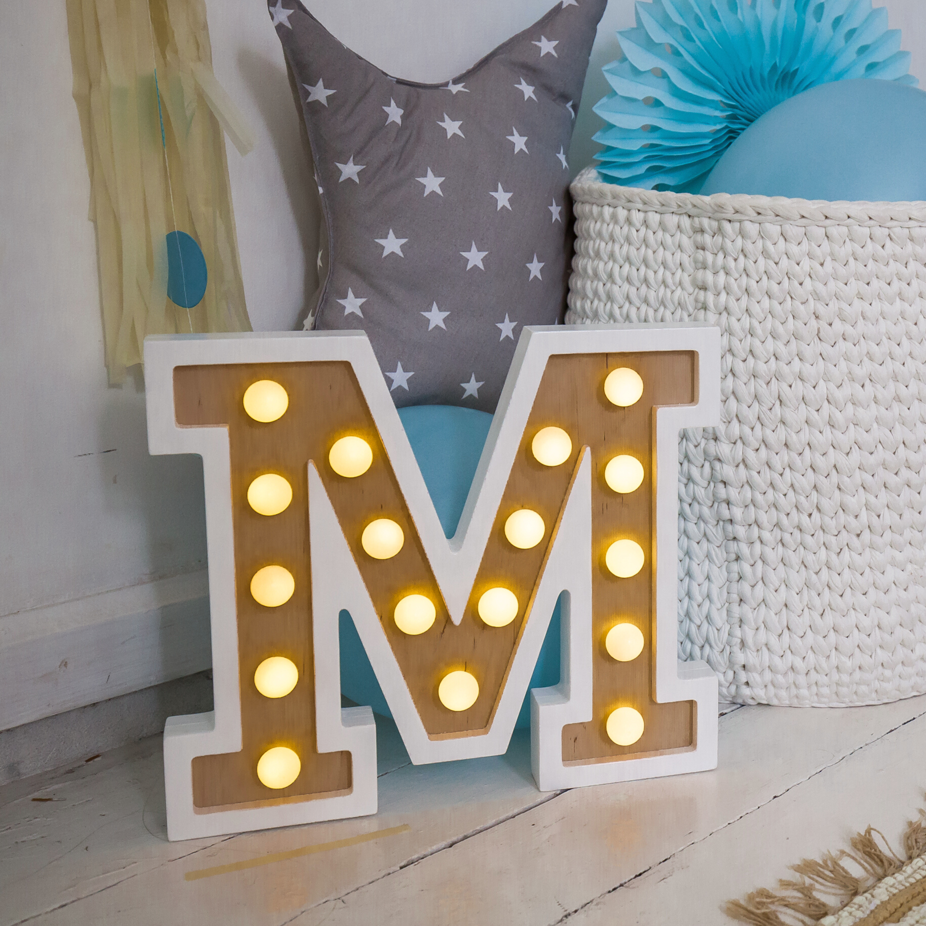 MARQUEE LETTERS  - two colored